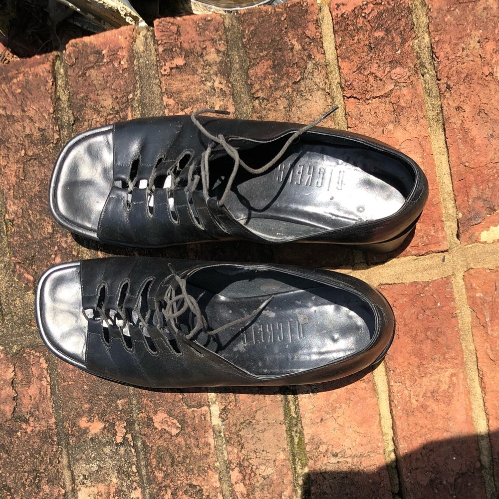 Vintage Lace Up Platforms by Nickels